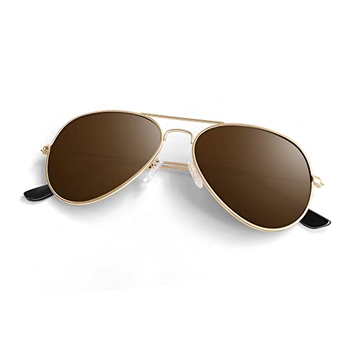 JOLLYNOVA Pilot Sunglasses for Men Women,Lightweight Metal Frame,Polarized UV400 Protection Sun Glasses