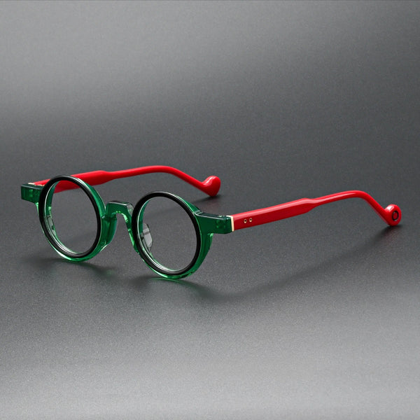 Ngo Vintage Round Acetate Glasses Frame