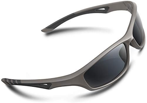 JOLLYNOVA Polarized Sports Sunglasses Driving shades For Men TR90 Unbreakable Frame RB831