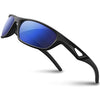 JOLLYNOVA Polarized Sports Sunglasses Driving shades For Men TR90 Unbreakable Frame RB831