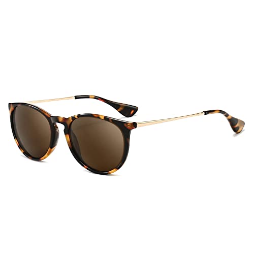 JOLLYNOVA Vintage Round Sunglasses for Women Men Classic Retro Designer Style
