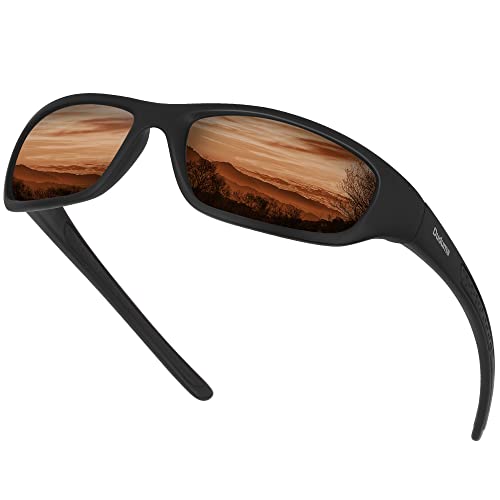 JOLLYNOVA Sports Polarized Sunglasses for Men Women Baseball Cycling Golf Fishing Sun Glasses UV Blocking Tr8116
