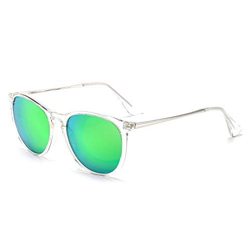 JOLLYNOVA Vintage Round Sunglasses for Women Men Classic Retro Designer Style
