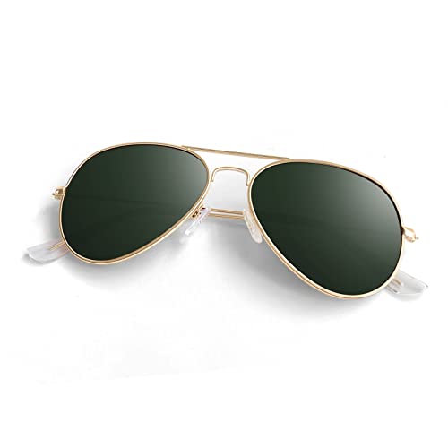 JOLLYNOVA Pilot Sunglasses for Men Women,Lightweight Metal Frame,Polarized UV400 Protection Sun Glasses