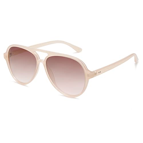 Jollynova Retro Polarized Aviator Sunglasses Womens Mens Classic Double Bridge Sun Glasses SJ2201