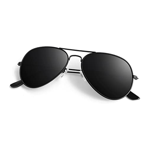 JOLLYNOVA Pilot Sunglasses for Men Women,Lightweight Metal Frame,Polarized UV400 Protection Sun Glasses