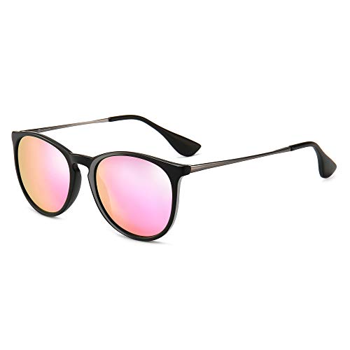 JOLLYNOVA Vintage Round Sunglasses for Women Men Classic Retro Designer Style