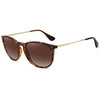 WOWSUN Polarized Sunglasses for Women Vintage Retro Round Mirrored Lens
