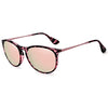 WOWSUN Polarized Sunglasses for Women Vintage Retro Round Mirrored Lens