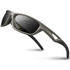 JOLLYNOVA Polarized Sports Sunglasses Driving shades For Men TR90 Unbreakable Frame RB831