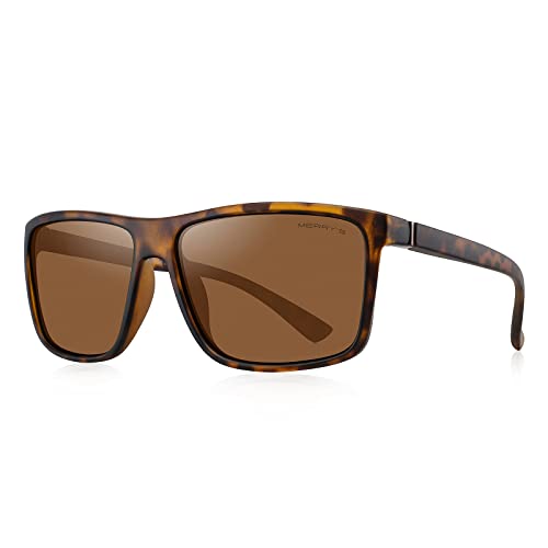 JOLLYNOVA Rectangular Polarized Sports Sunglasses for Men Women Cycling Driving Fishing UV400 Protection S8225