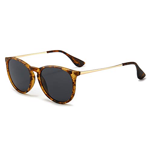 JOLLYNOVA Vintage Round Sunglasses for Women Men Classic Retro Designer Style