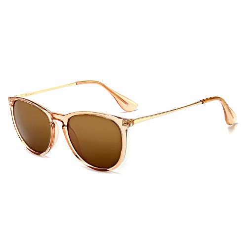 JOLLYNOVA Vintage Round Sunglasses for Women Men Classic Retro Designer Style