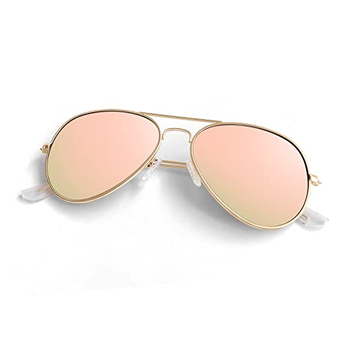 JOLLYNOVA Pilot Sunglasses for Men Women,Lightweight Metal Frame,Polarized UV400 Protection Sun Glasses
