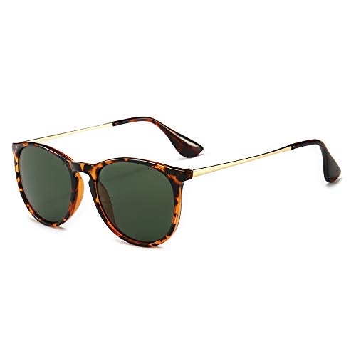 JOLLYNOVA Vintage Round Sunglasses for Women Men Classic Retro Designer Style