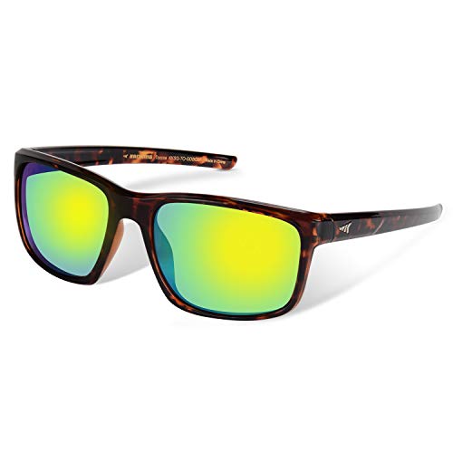 Polarized Sport Sunglasses for Men and Women,Ideal for Driving Fishing  Cycling and Running,UV Protection