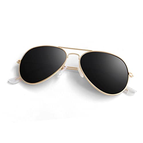JOLLYNOVA Pilot Sunglasses for Men Women,Lightweight Metal Frame,Polarized UV400 Protection Sun Glasses