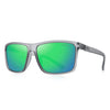JOLLYNOVA Rectangular Polarized Sports Sunglasses for Men Women Cycling Driving Fishing UV400 Protection S8225