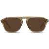 JOLLYNOVA Eyewear - Modern One Bridge Square Men Retro Polarized Aviator Sunglasses