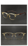Shenzhen eyebrow glasses frame male Croxing same plate glasses 81086 fashionable large frame pure titanium glasses frame female