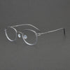Mamie Vintage Titanium Oval Glasses Frame