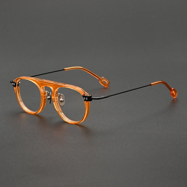 Mac Retro Aviator Acetate Glasses Frame