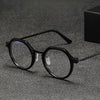 Schry Retro Round Titanium Glasses Frame