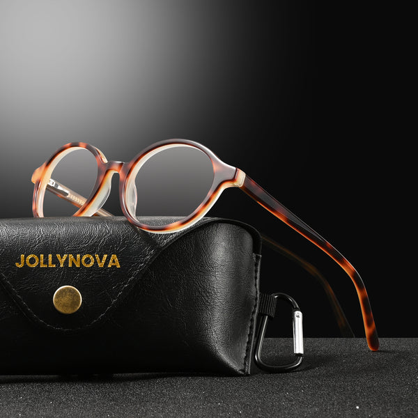 Jasleen Oval Vintage Acetate Eyeglasses Frame