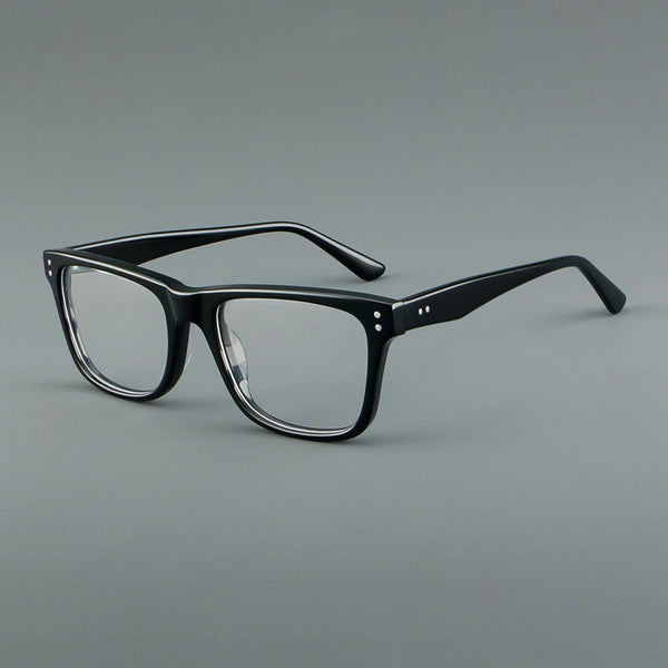 Saul Vintage Square Acetate Glasses Frame