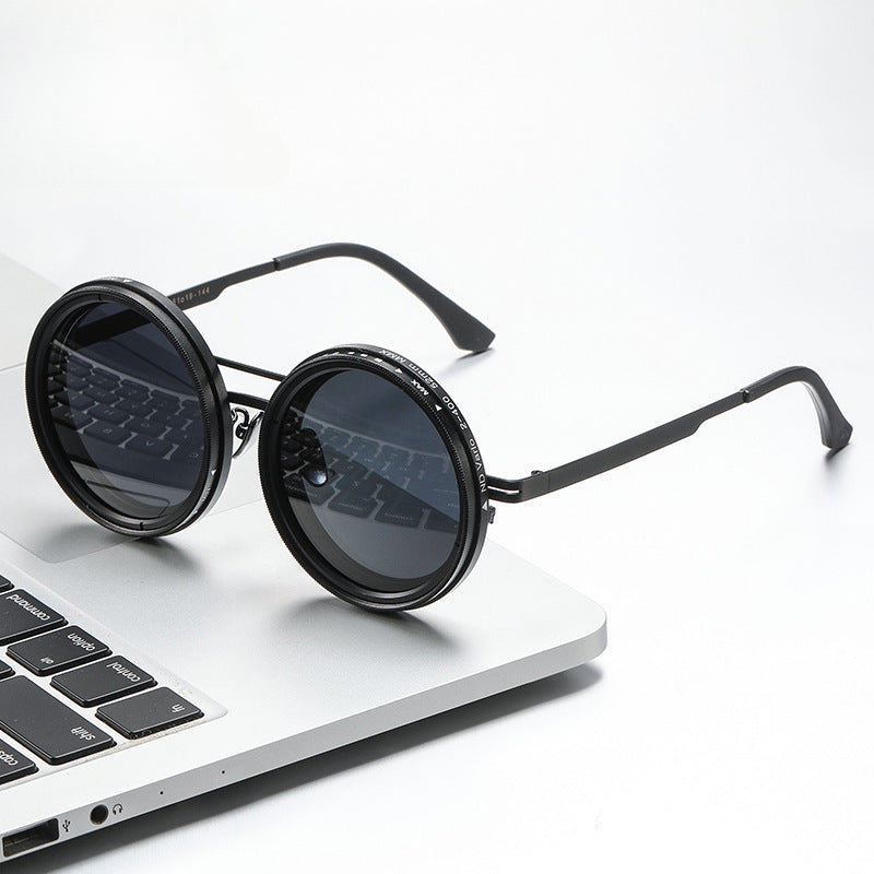 Bifocal Reading Sunglasses Women Light Gray Retro-Vintage  display picture 1