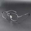Phu Vintage Rectangle Titanium Foldable Eyeglasses Frame