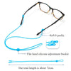 Glasses rope 8-character long silicone sports anti-fall glasses chain