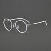 Pinde Vintage Titanium Oval Glasses Frame