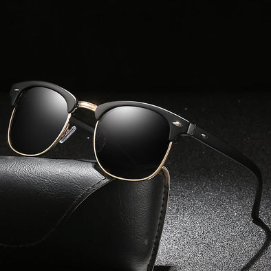 Men's Semi-rimless Fashion Sunglasses