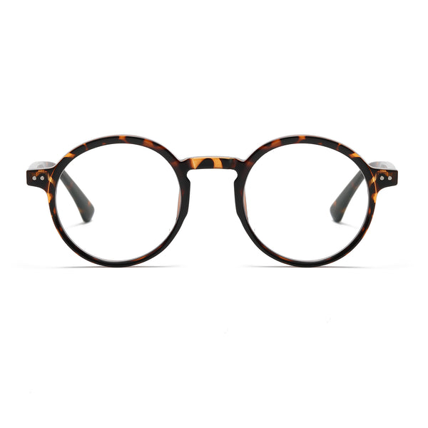 JollyNova HD7 Readers Anti-Blue Light Progressive Vintage TR90 Round Multi-focus Reading Glasses