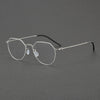 Duque Classic Geometric Titanium Glasses Frame