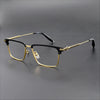 Sevrin Vintage Rectangle Titanium Eyeglasses Frame