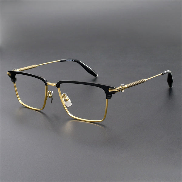 Sevrin Vintage Rectangle Titanium Eyeglasses Frame