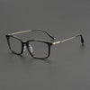 Pure titanium glasses frame screwless design 202510 Xiaohongshu same big face square myopia glasses frame wholesale