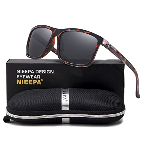 JOLLYNOVA Men's Sports Polarized Sunglasses Square Frame Glasses NP1007