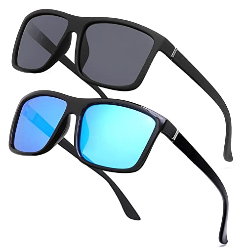JOLLYNOVA Men's Sports Polarized Sunglasses Square Frame Glasses NP1007
