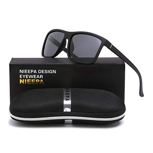 JOLLYNOVA Men's Sports Polarized Sunglasses Square Frame Glasses NP1007