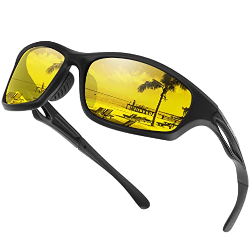 JOLLYNOVA Polarized Sports Sunglasses for Men Women Running Cycling Fishing Golf Driving Shades Sun Glasses Tr90