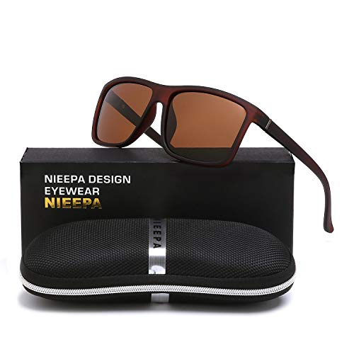 JOLLYNOVA Men's Sports Polarized Sunglasses Square Frame Glasses NP1007