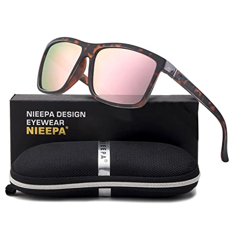 JOLLYNOVA Men's Sports Polarized Sunglasses Square Frame Glasses NP1007