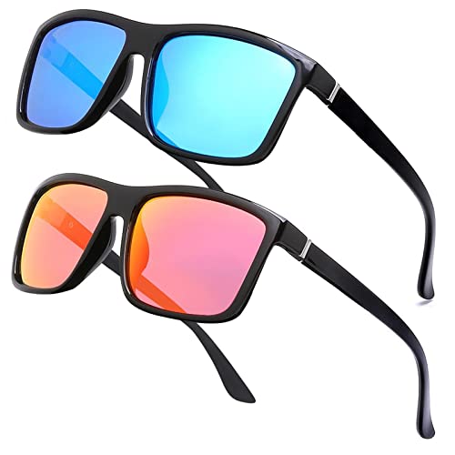 JOLLYNOVA Men's Sports Polarized Sunglasses Square Frame Glasses NP1007