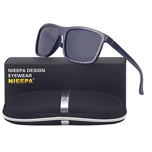 JOLLYNOVA Men's Sports Polarized Sunglasses Square Frame Glasses NP1007