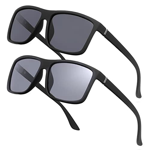 JOLLYNOVA Men's Sports Polarized Sunglasses Square Frame Glasses NP1007