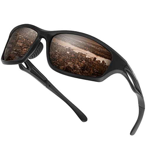 JOLLYNOVA Polarized Sports Sunglasses for Men Women Running Cycling Fishing Golf Driving Shades Sun Glasses Tr90