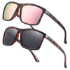JOLLYNOVA Men's Sports Polarized Sunglasses Square Frame Glasses NP1007